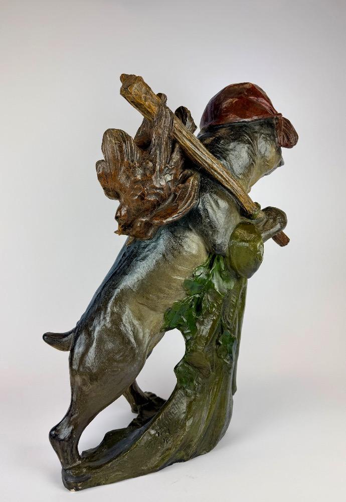 Early 20th Century Austrian Terracotta Bulldog