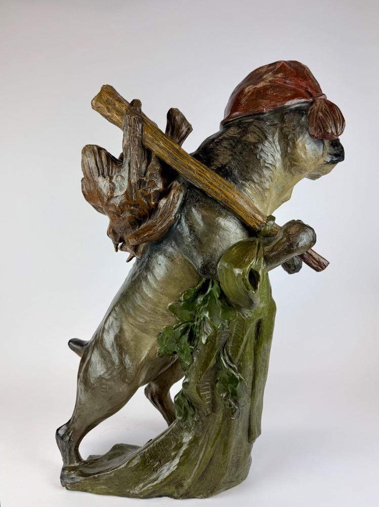 Early 20th Century Austrian Terracotta Bulldog