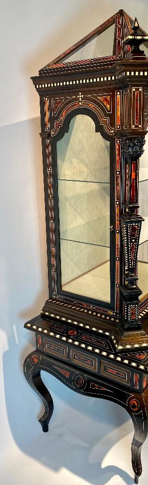 A 19th century spanish display case or vitrine. 