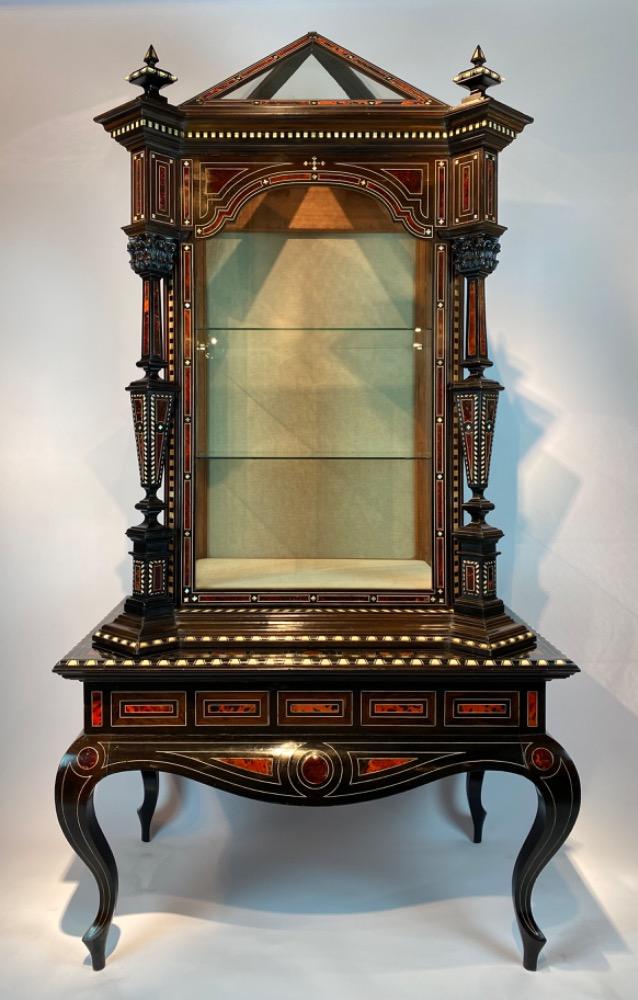 A 19th century spanish display case or vitrine. 