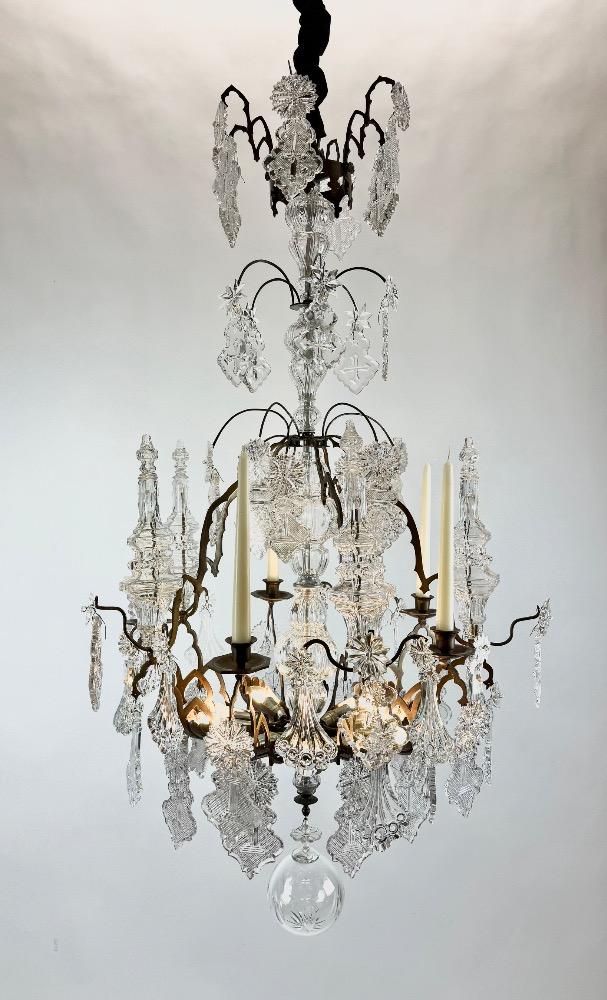 A 19thC chandelier. 