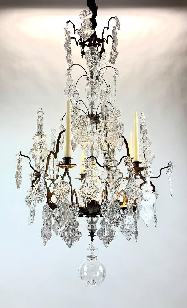 A 19thC chandelier. 