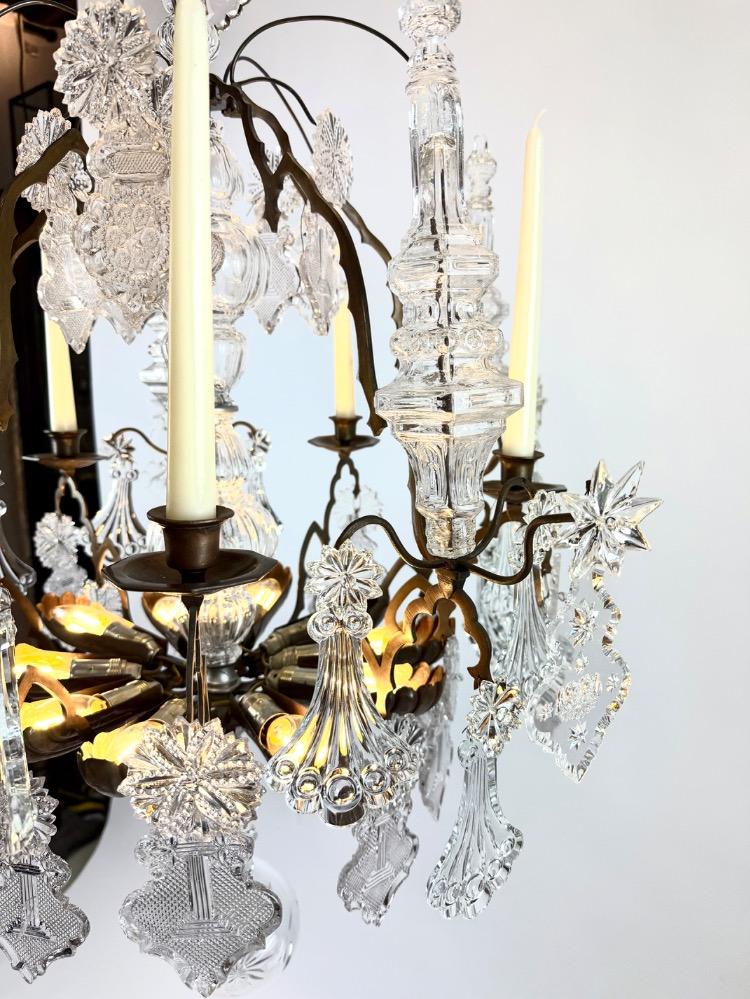 A 19thC chandelier. 