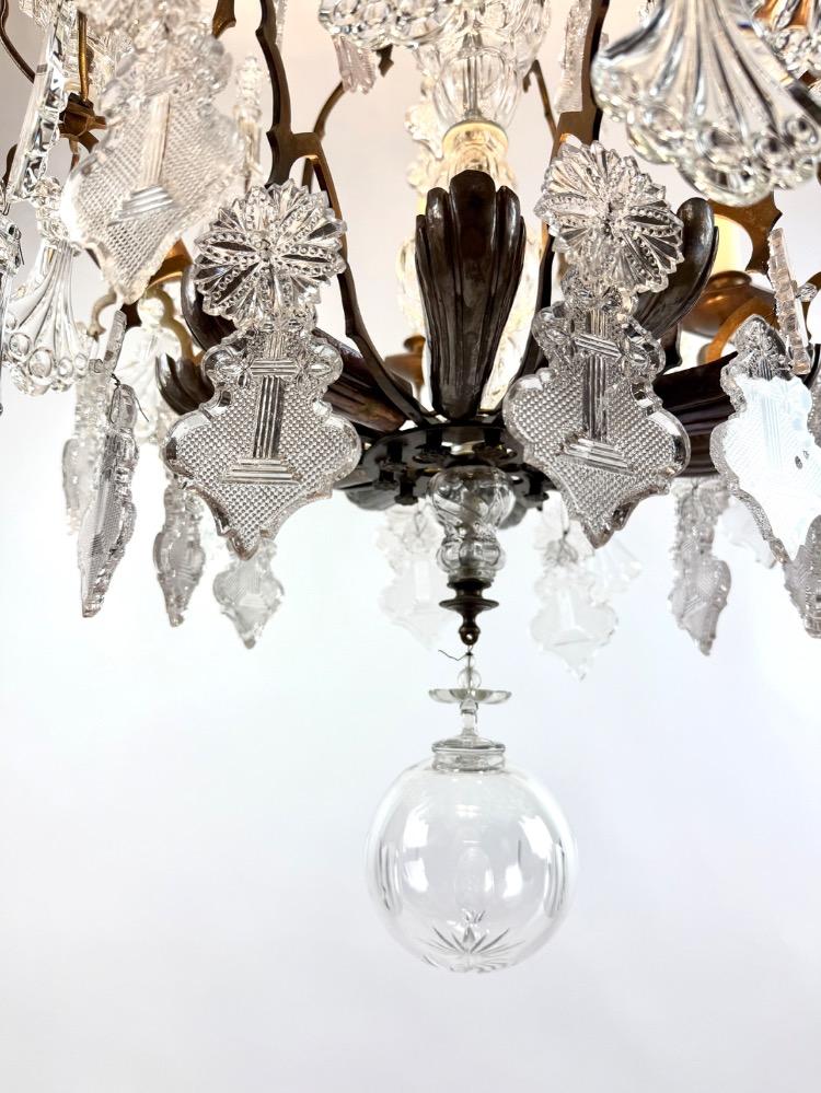 A 19thC chandelier. 