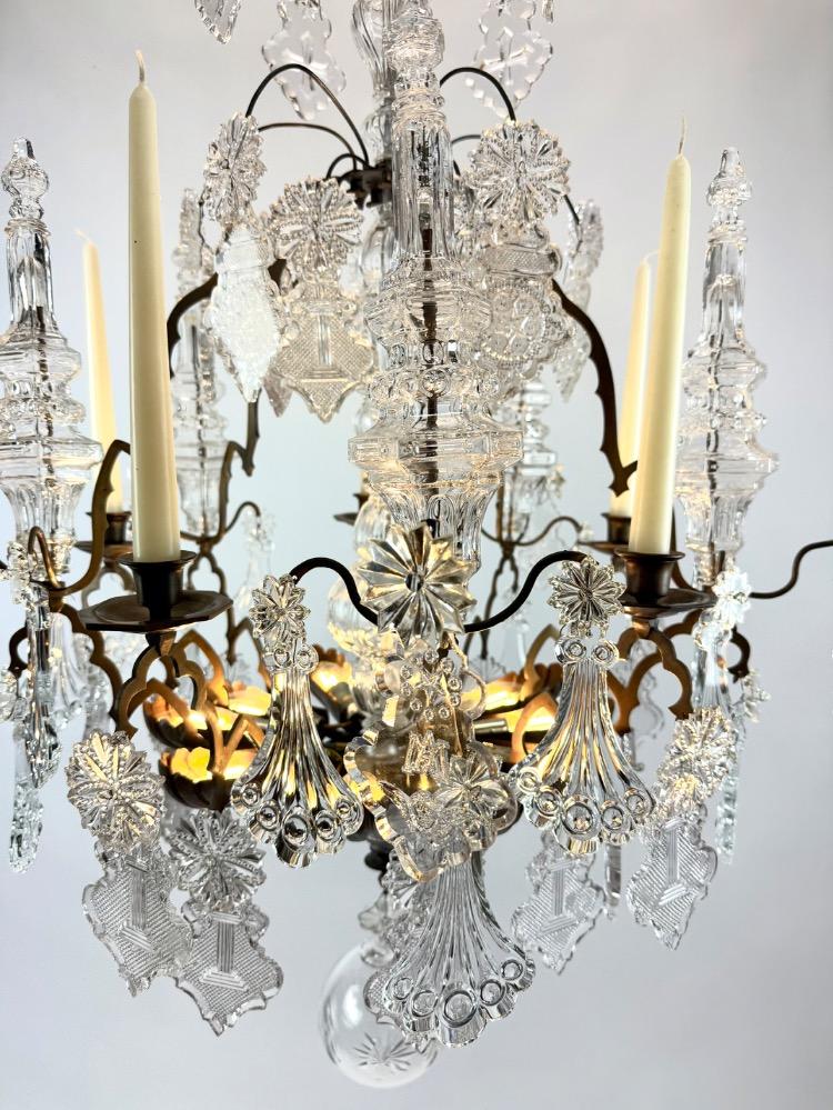 A 19thC chandelier. 