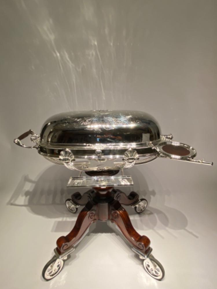 A 19thC. Chariot / trolley by Christofle. 