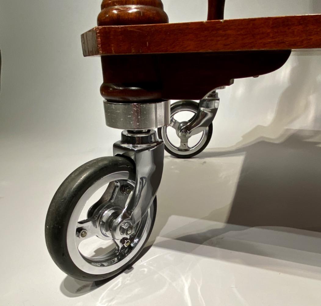 A beautiful early 20th century chariot or carving trolley by Christofle Paris
