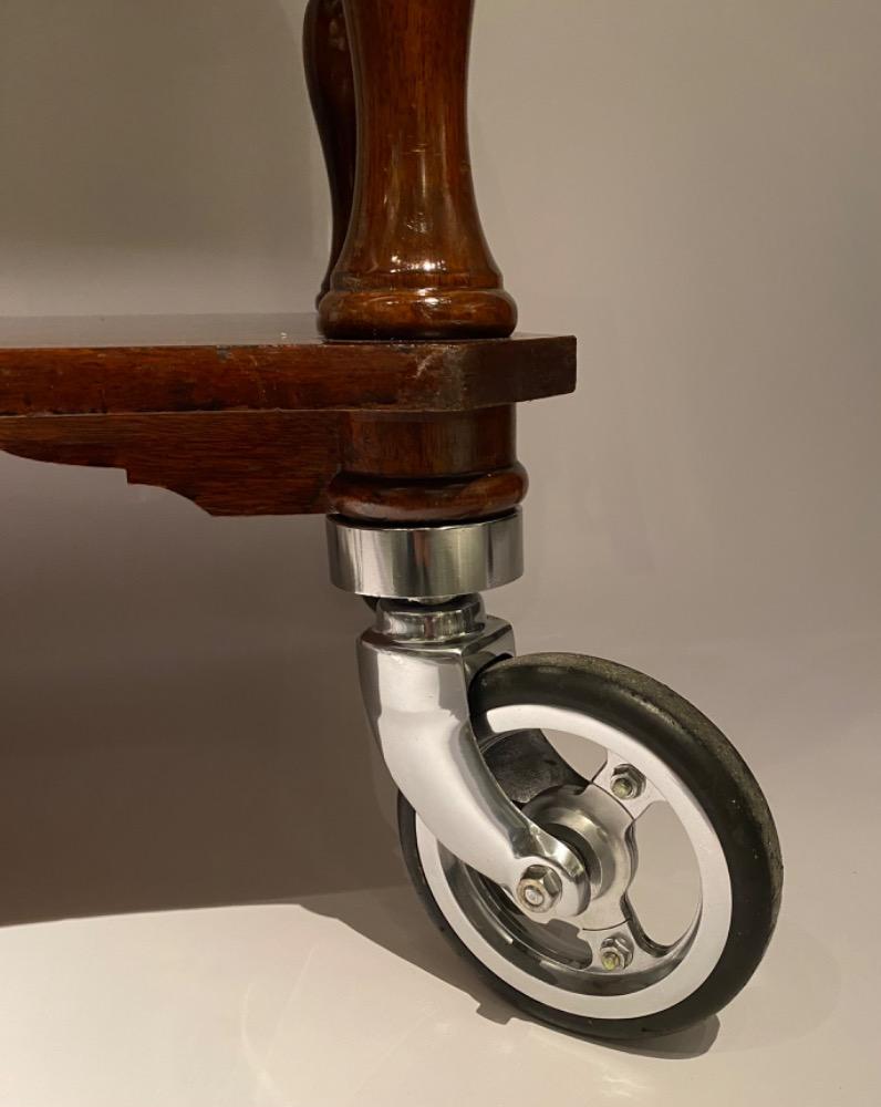 A beautiful early 20th century chariot or carving trolley by Christofle Paris  