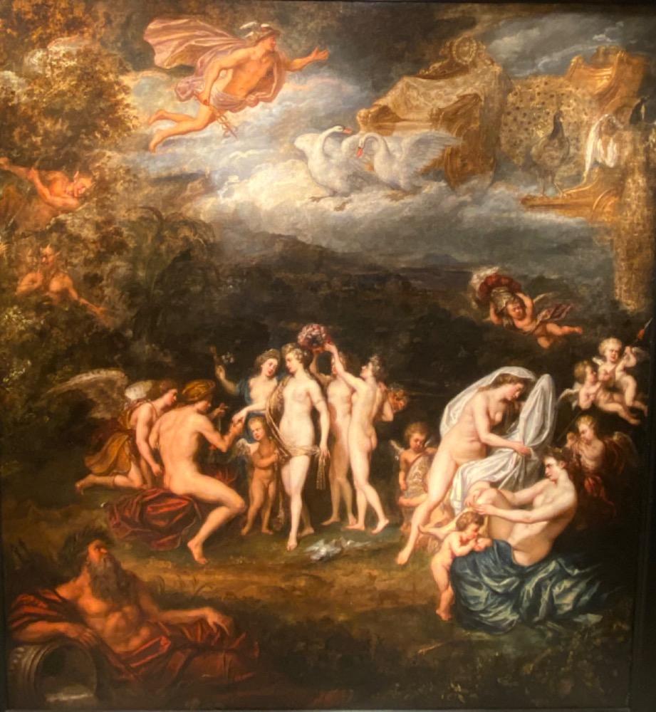 A large 18thC. painting