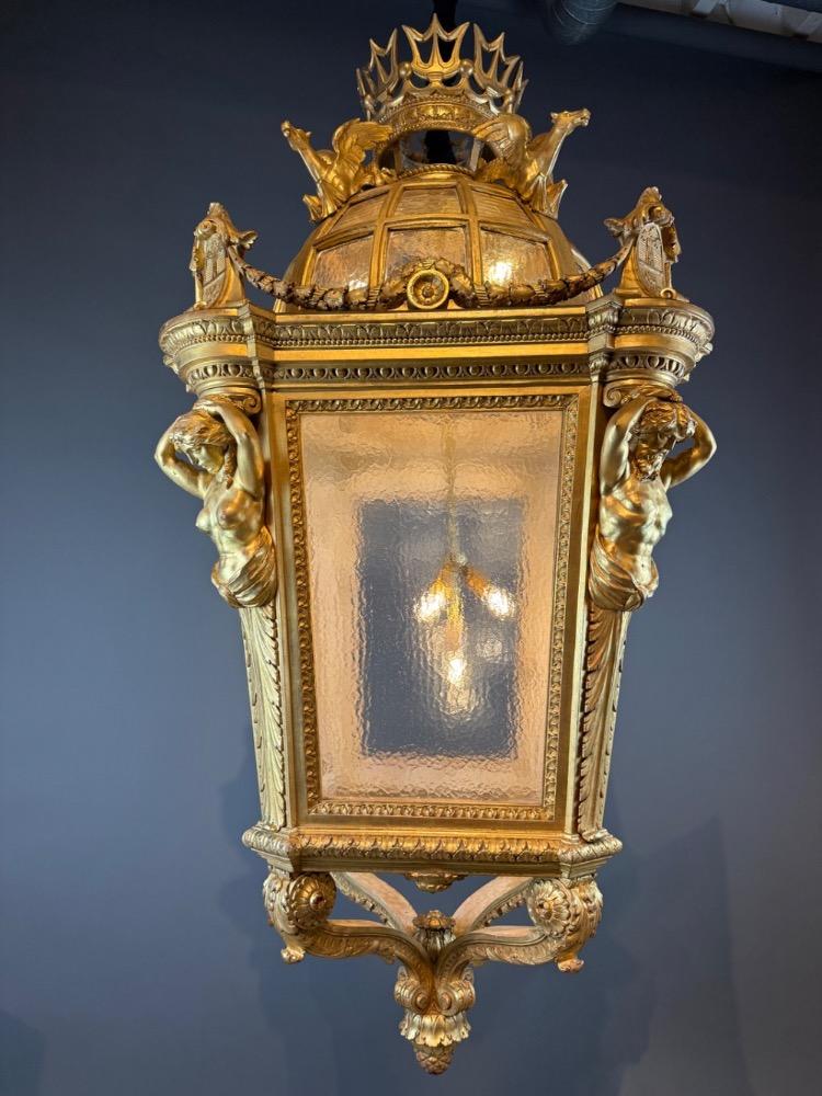 A large 19th century lantern