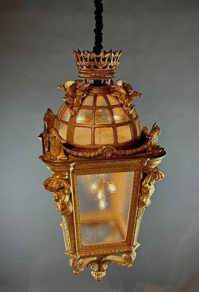 A large 19th century lantern