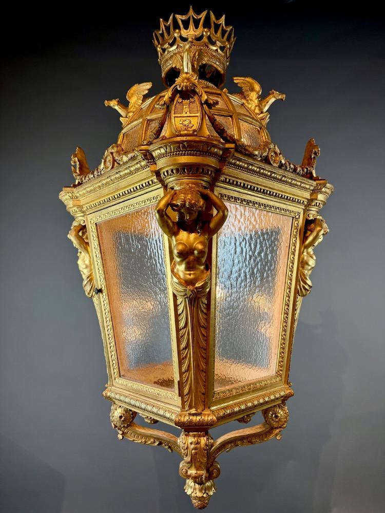 A large 19th century lantern