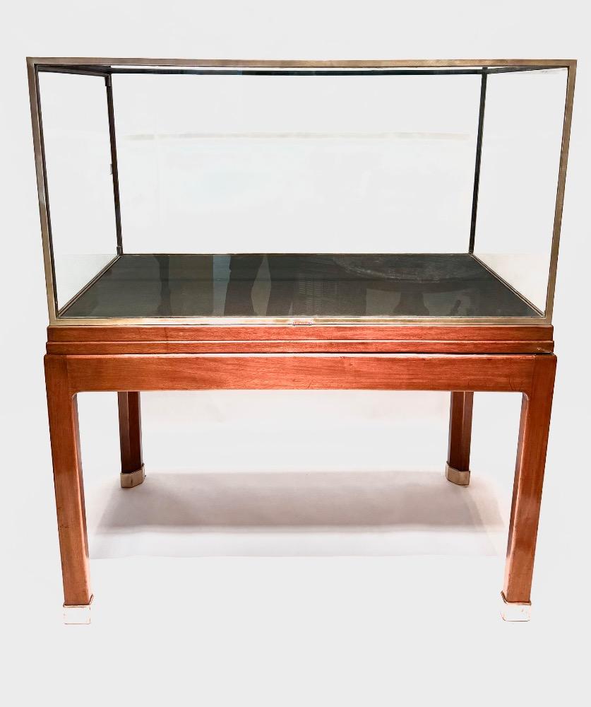 An Art Deco museum cabinet 