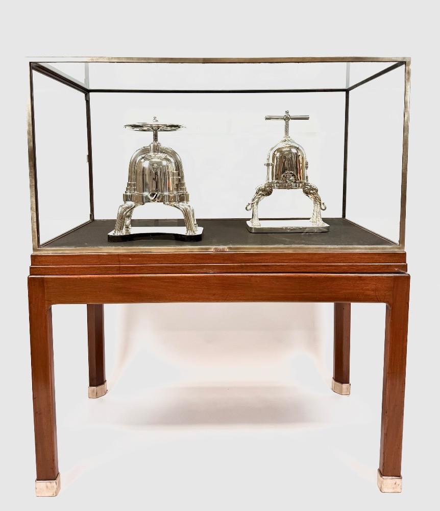 An Art Deco museum cabinet 
