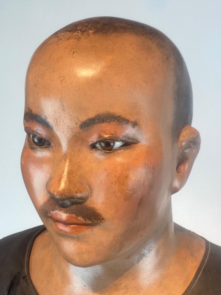 A rare Japanese mannequin made in papier-mâché.