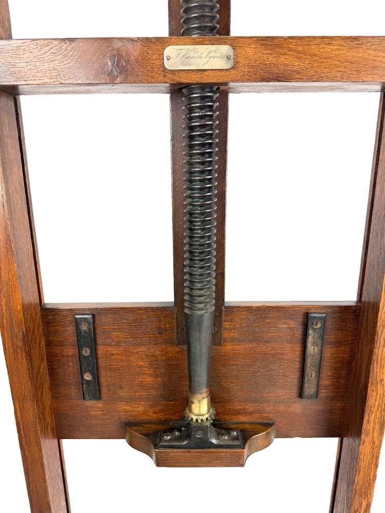 A studio easel