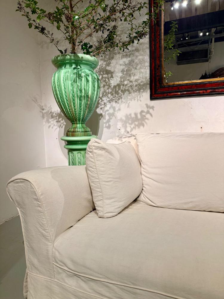 Brian Sofa designed by Axel Vervoordt. 