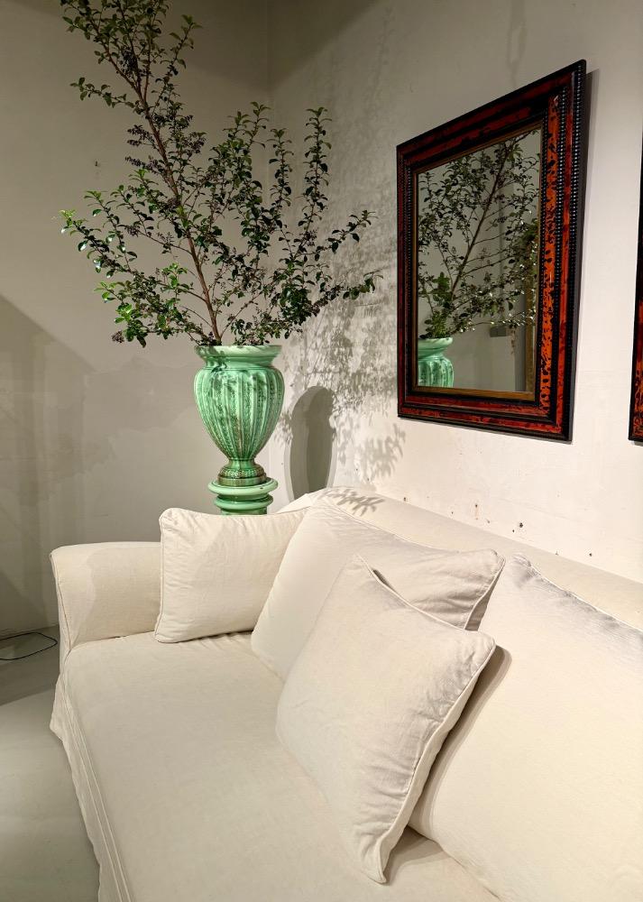 Brian Sofa designed by Axel Vervoordt. 