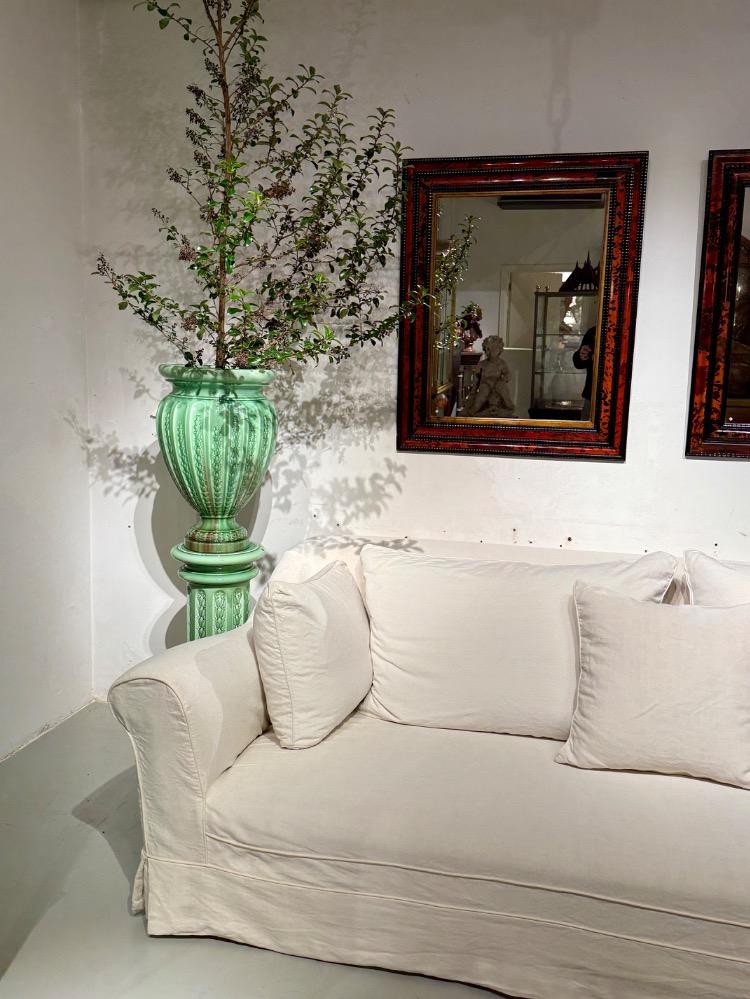 Brian Sofa designed by Axel Vervoordt. 