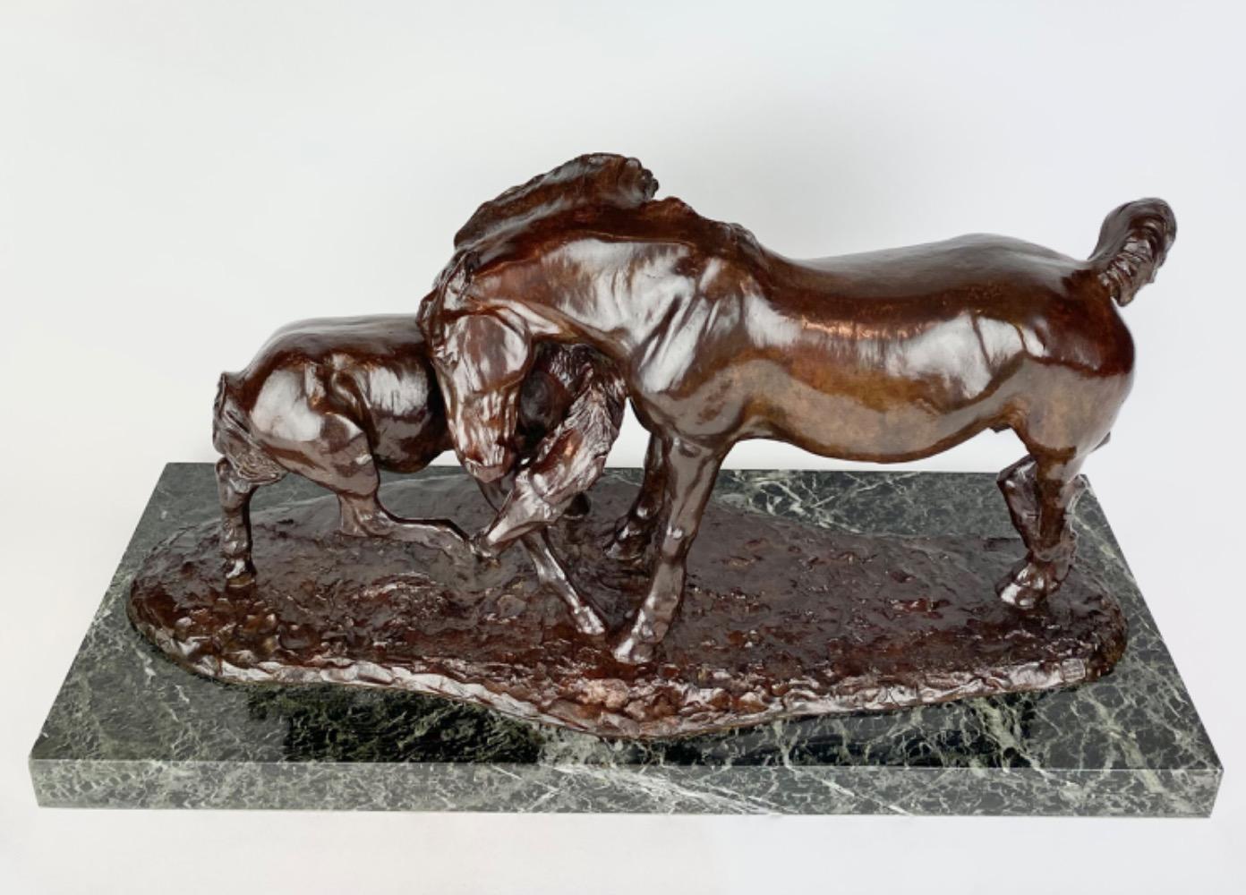 Bronze sculpture by Jean-Charles Collard. (1881-1951)