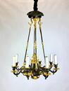 Charles X bronze chandelier 