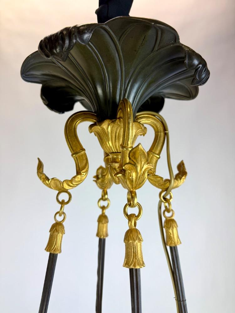 Charles X bronze chandelier 