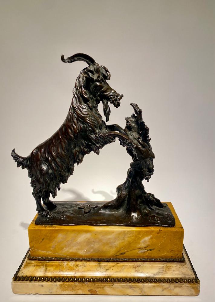 Charles X bronze of a buck