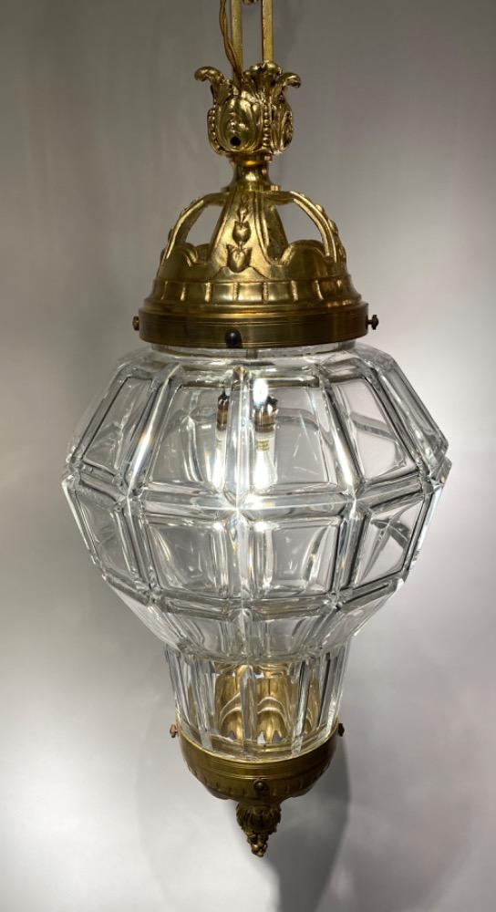 Crystal & Bronze lantern. 