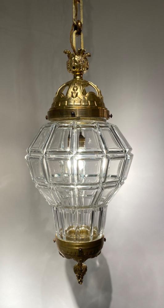 Crystal & Bronze lantern. 