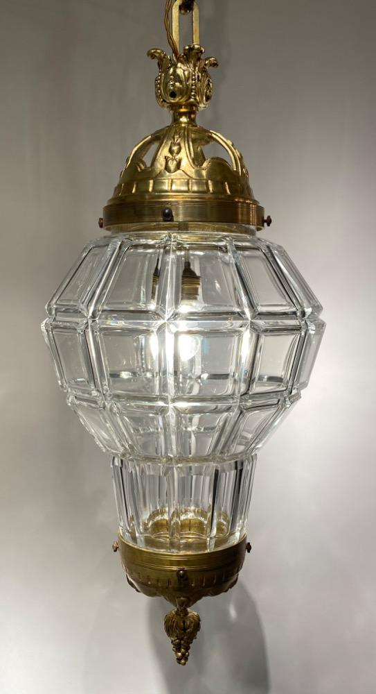 Crystal & Bronze lantern. 