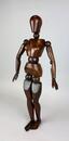 Female Articulated wooden artist mannequin. 