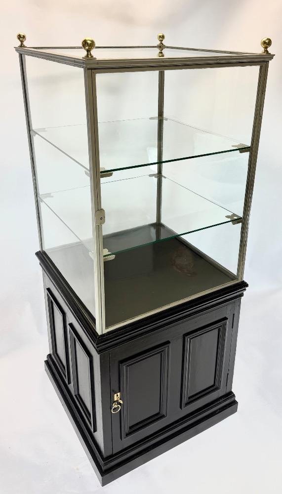 Freestanding iron display cabinet
