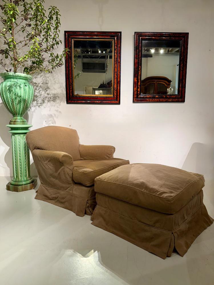 Howard chair with footstool. Axel Vervoordt   