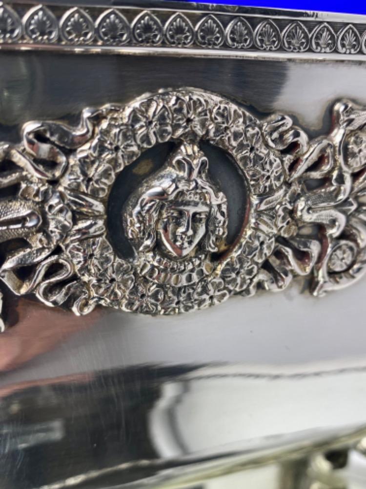 Impressive Louis XVI style silver Jardinière