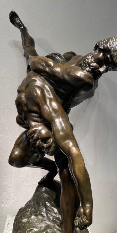 Large Bronze by Jef Lambeaux “ The Wrestlers”