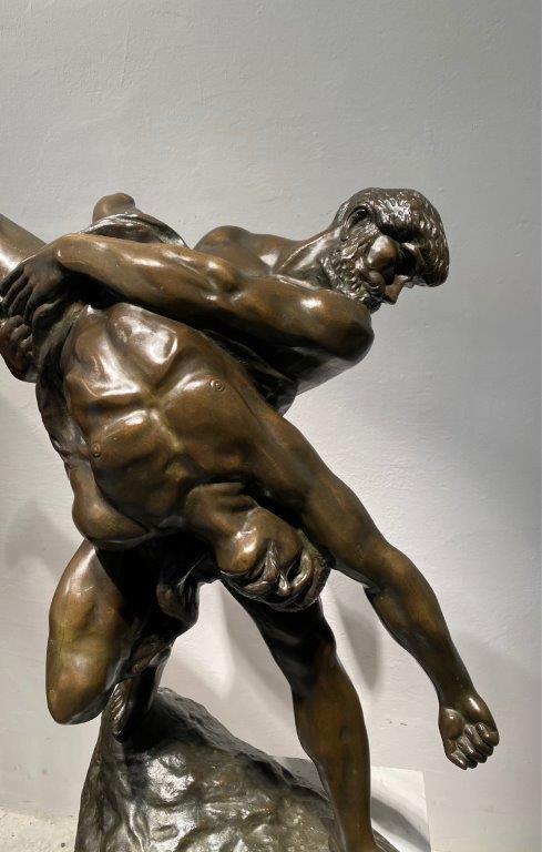 Large Bronze by Jef Lambeaux “ The Wrestlers”