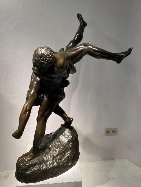 Large Bronze by Jef Lambeaux “ The Wrestlers”