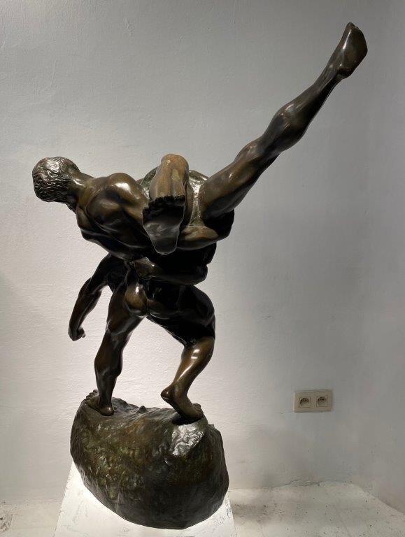 Large Bronze by Jef Lambeaux “ The Wrestlers”