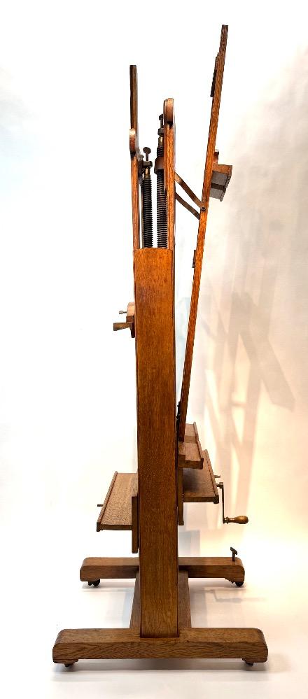 Large double sided studio easel. 