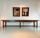 Large oak refectory table