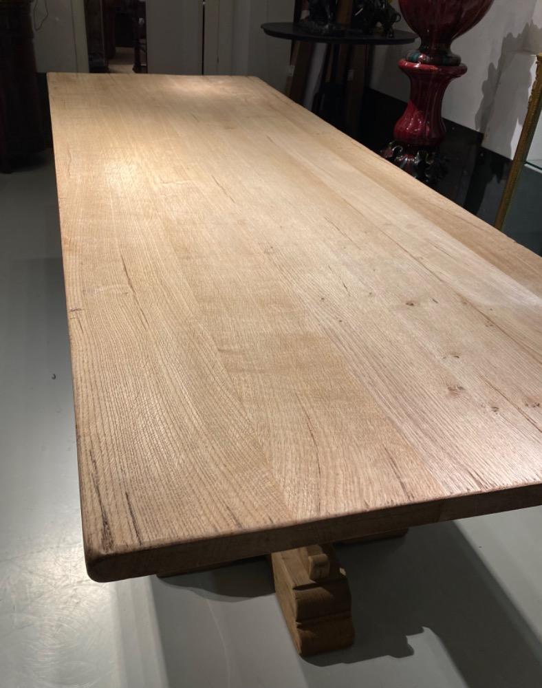 Large oak table