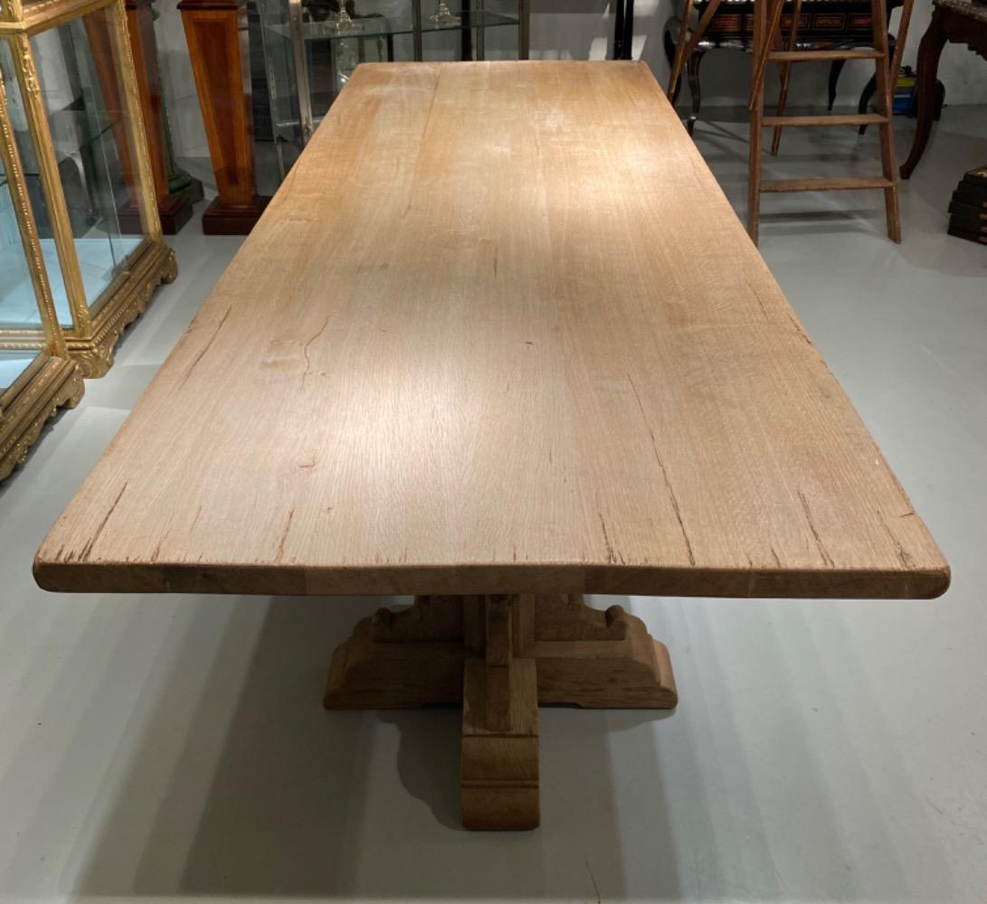 Large oak table