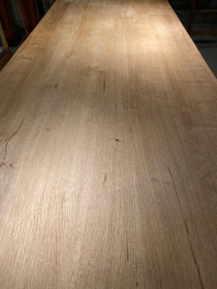 Large oak table