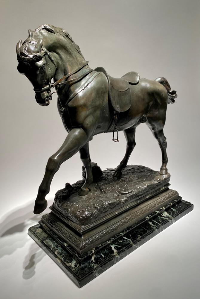 Large Sculpture of a horse. 