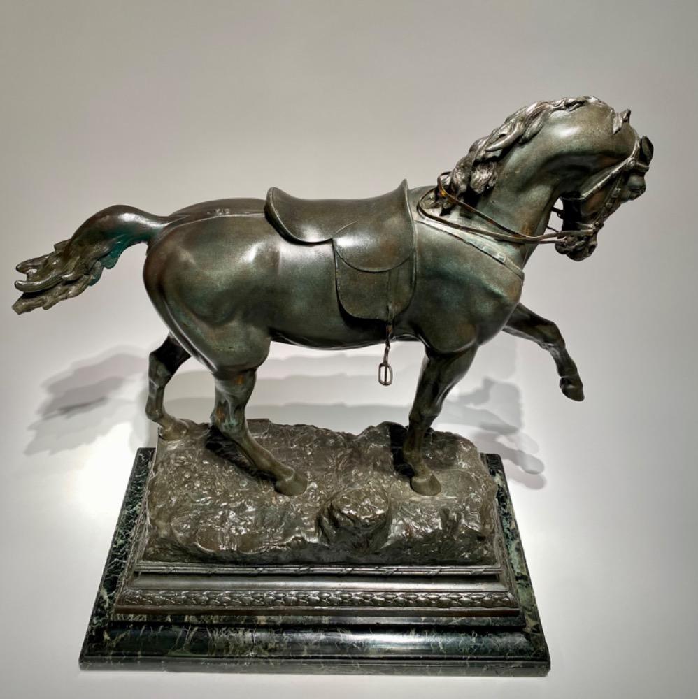 Large Sculpture of a horse. 