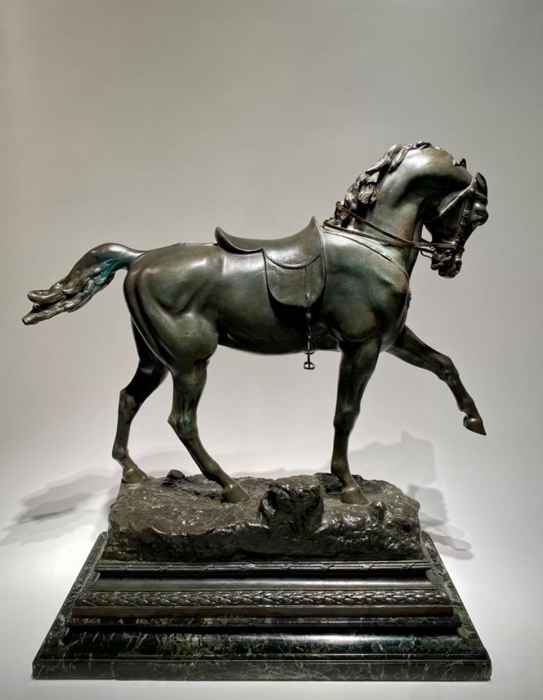 Large Sculpture of a horse. 