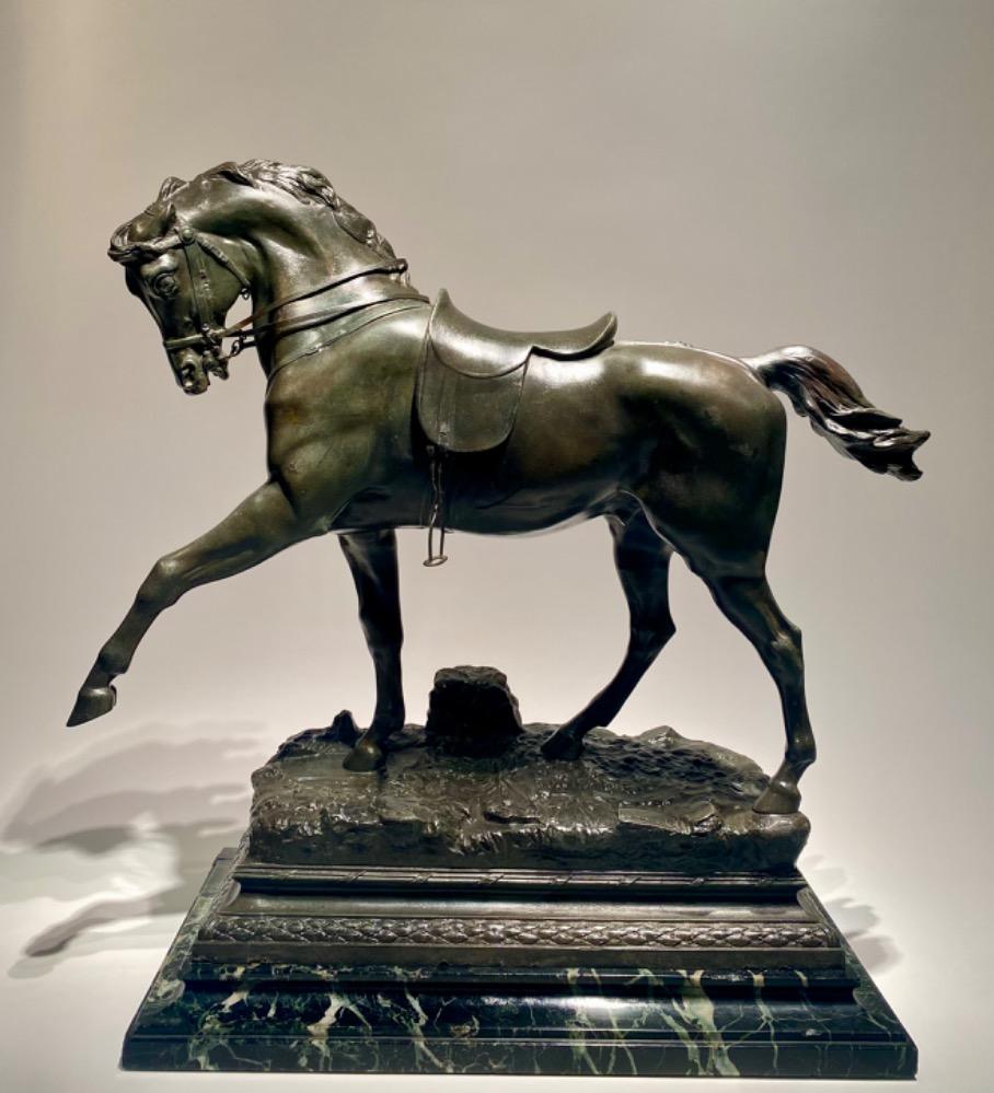 Large Sculpture of a horse. 