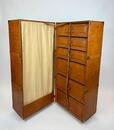 Leather wardrobe trunk by Lancetti. 