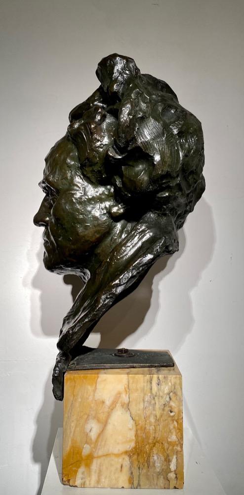 Life size bronze bust of Beethoven. - Valsuani-