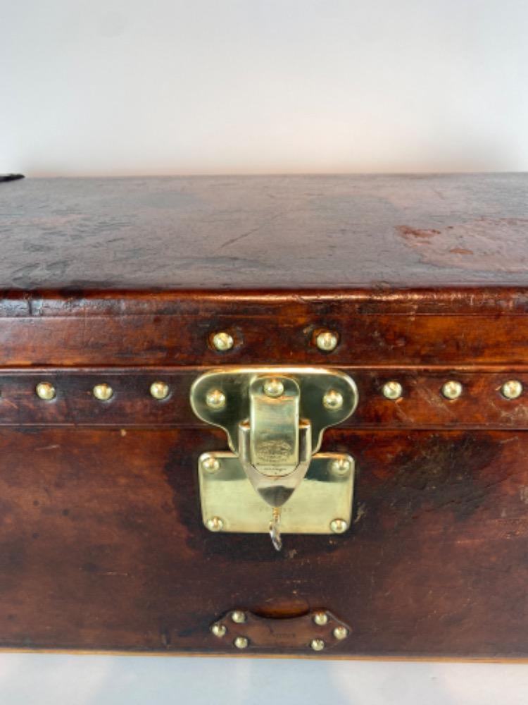 Rare and imposing monogrammed Louis Vuitton trunk